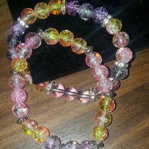 Handmade Glass beaded bracelets